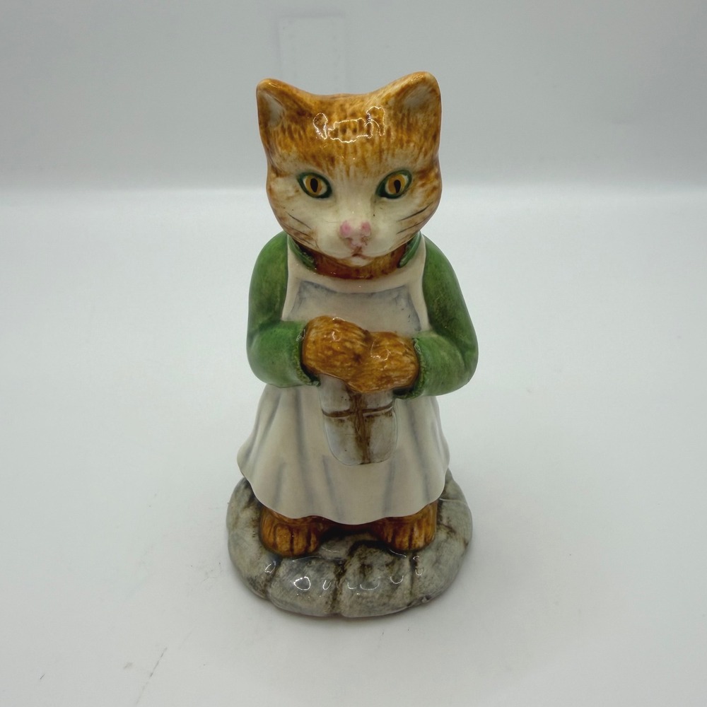 Beswick Beatrix Potter Ginger Cat Figurine 1976 Vintage England Ceramic F Warne